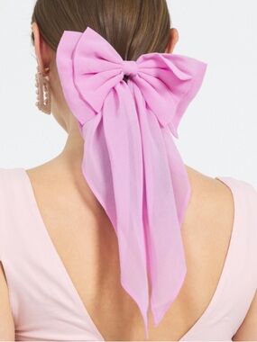 Accessory to Love Pink Sheer Hair bow coquette